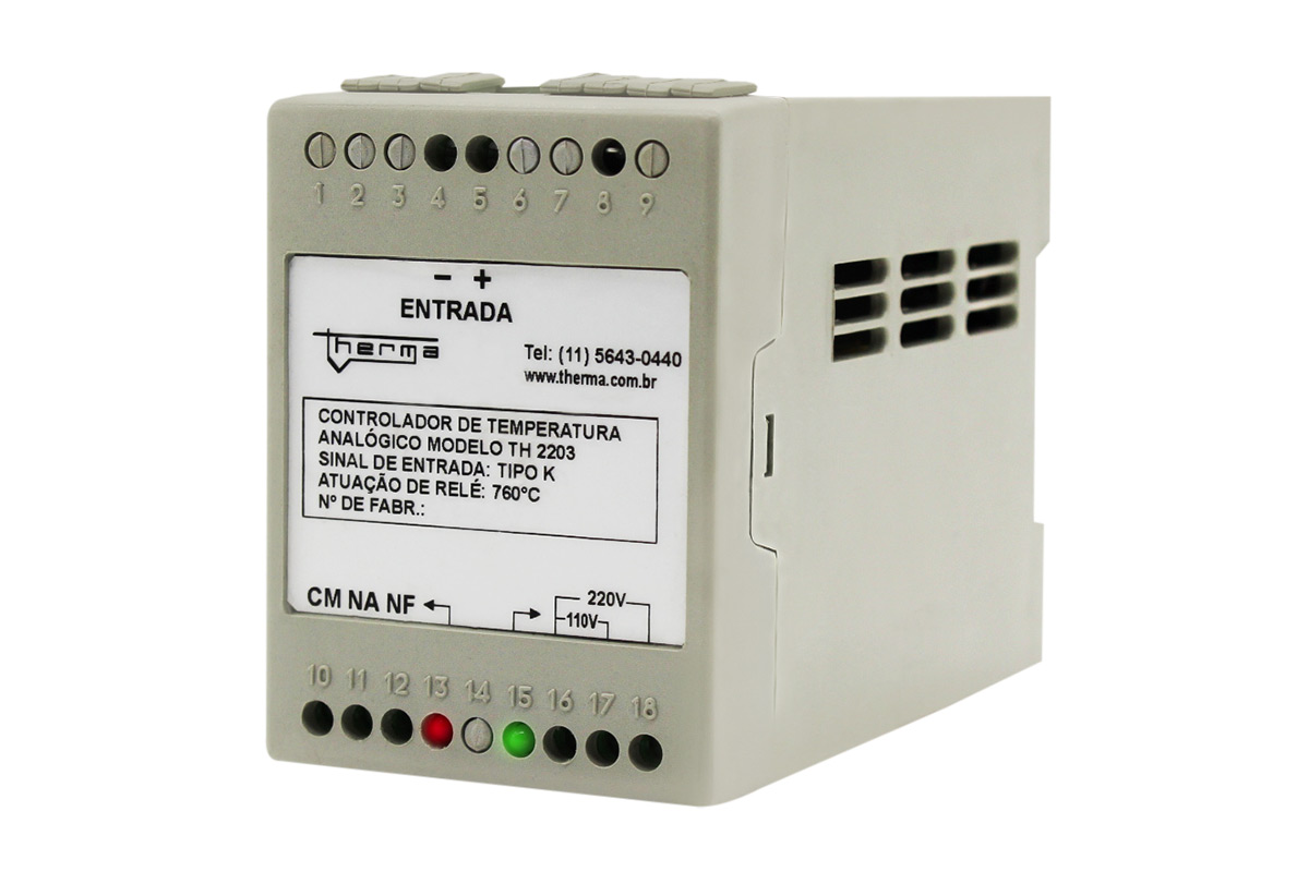 Controlador de Temperatura Analógico com Set-Point Fixo