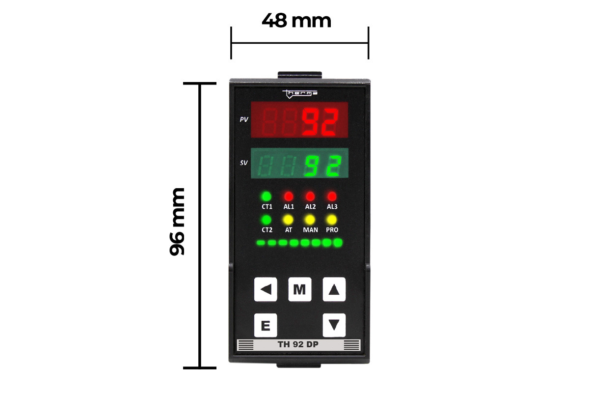 Controladores de Temperatura TH 92DP e TH 93DP