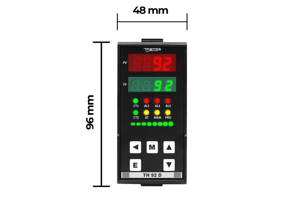 Controladores de Temperatura TH 92D e TH 93D