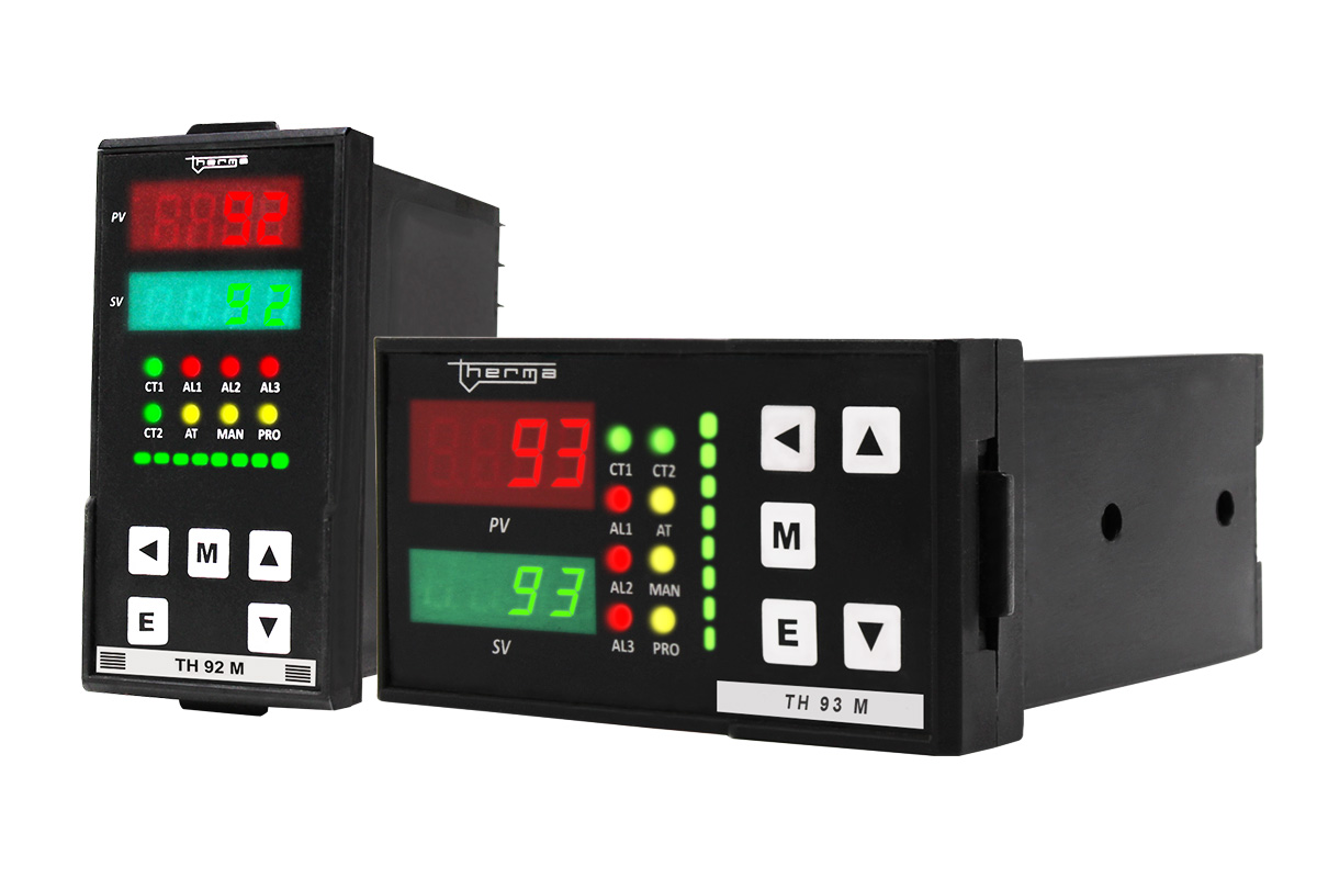 Controladores Modulantes de Temperatura TH 92M e TH 93M