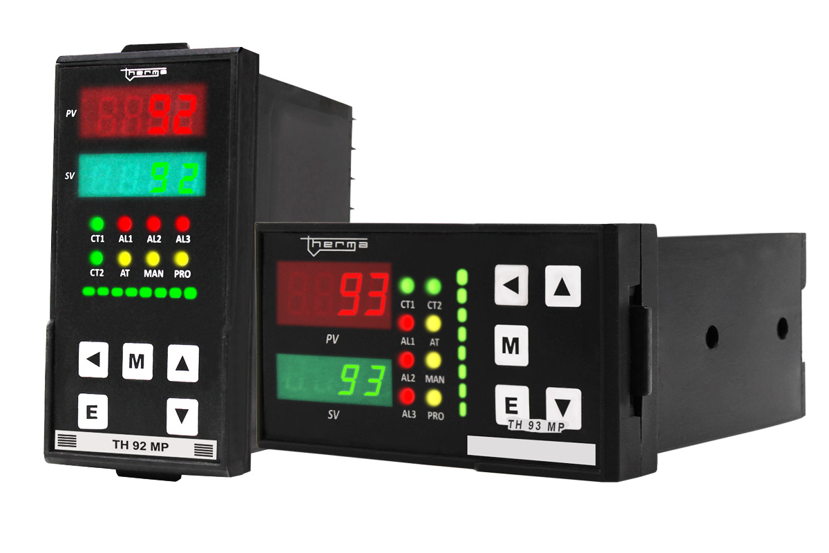 Controladores Programadores de Temperatura Modulante TH 92MP e TH 93MP