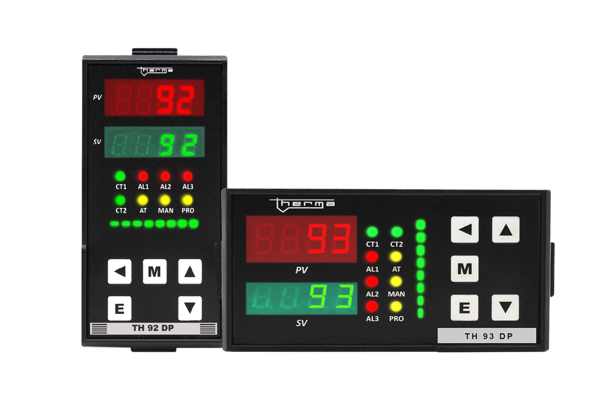 Controladores de Temperatura TH 92DP e TH 93DP