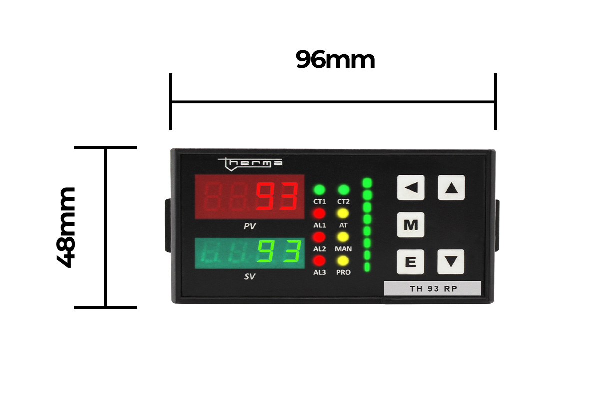 Controladores Programáveis para Aquecimento e Resfriamento TH 92RP e TH 93RP