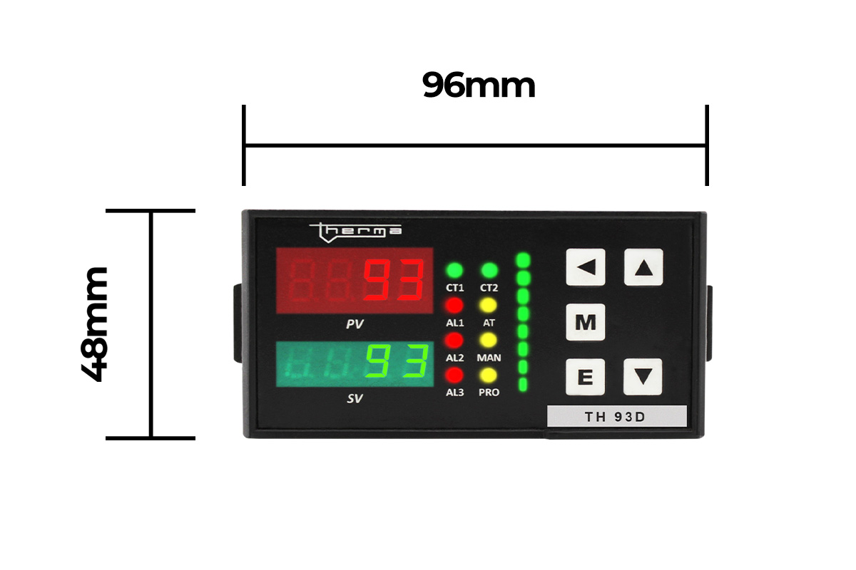 Controladores de Temperatura TH 92D e TH 93D